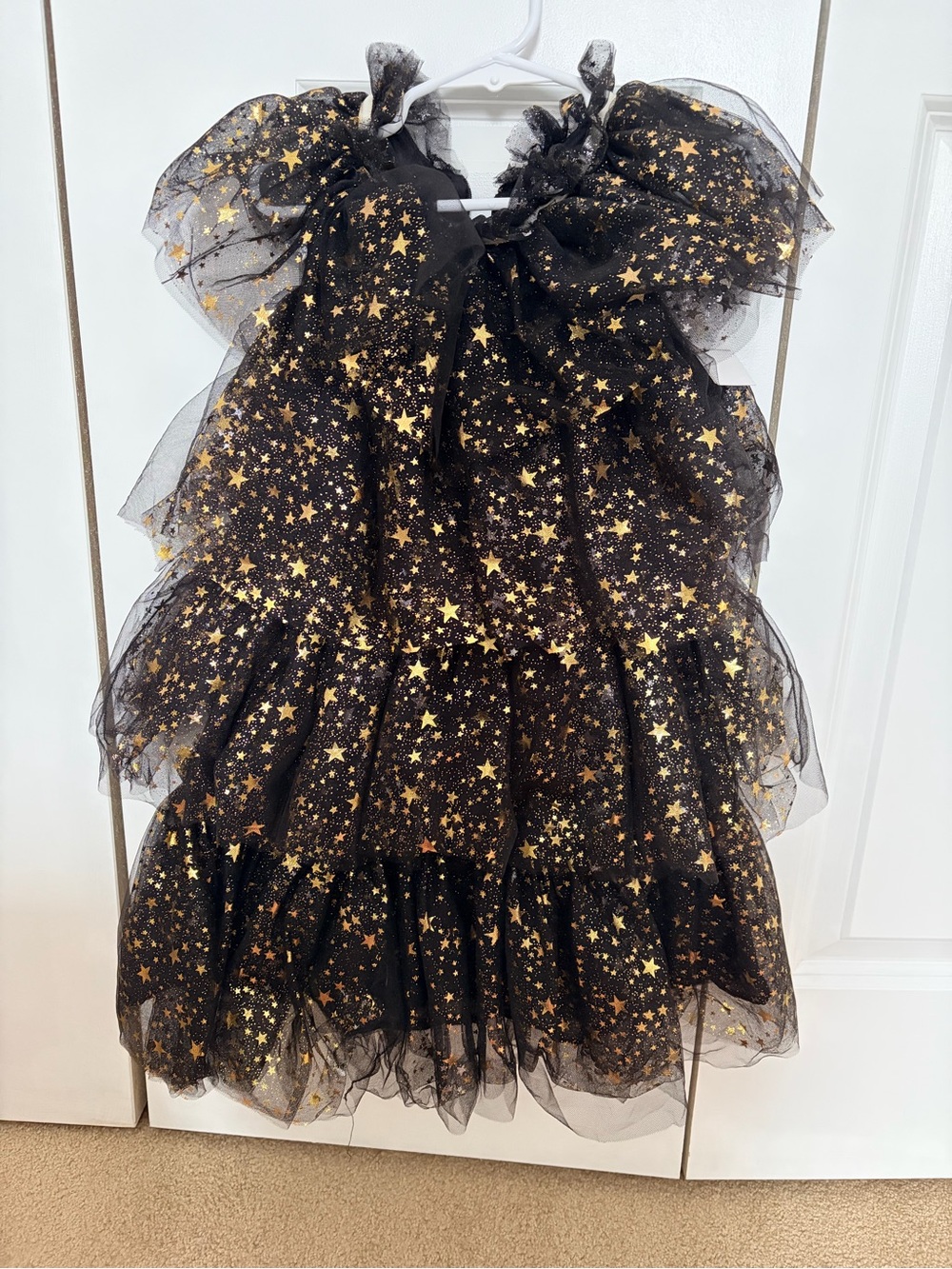 NWT Lola + The Boys Gold Star Tulle Dress